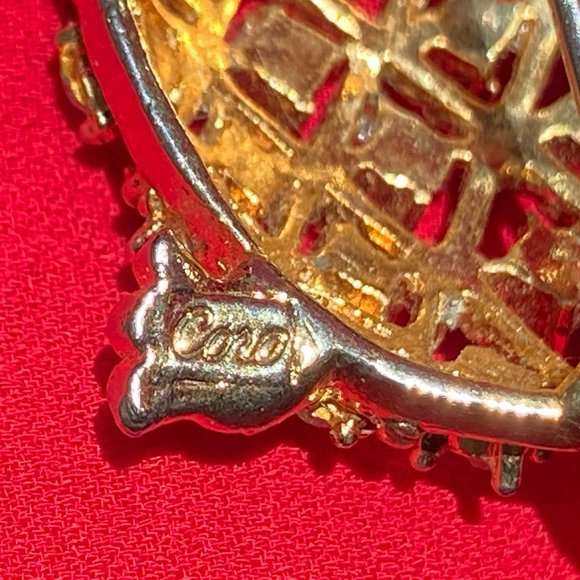 Vintage Coro Turtle Brooch - Picture 6 of 8